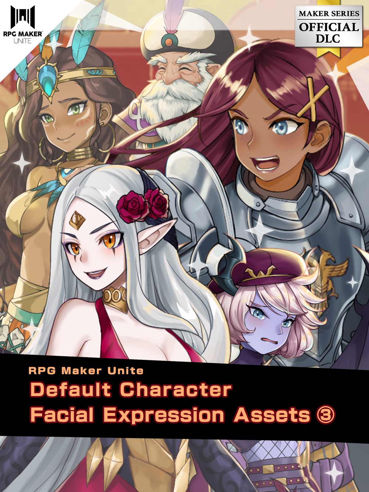 RPG Maker Unite Default Character Facial Expression Assets3